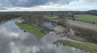 Bad Oeynhausen: Weser bremst die Bauarbeiten zum Teichanschluss aus
