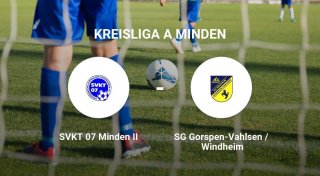 SG Gorspen-Vahlsen/Windheim gewinnt gegen SVKT 07 Minden II