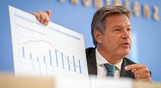 Habeck: Werden uns aus Wirtschaftsschwäche herausarbeiten