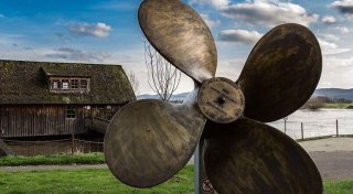 500-Kilo schweres Ausstellungsstück am Weserufer in Minden gestohlen