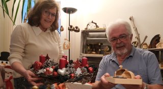 Weihnachtsmarkt im eigenen Haus in Bad Oeynhausen: Krippen - von der Nussschale bis zum Bauhaus-Stil