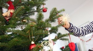 Von Tauschen bis Basteln: Tipps für nachhaltigen Baumschmuck