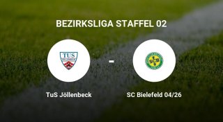 Spannender Kampf zwischen dem TuS Jöllenbeck und dem SC Bielefeld 04/26
