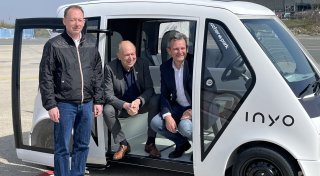 Test am Paderborner Flughafen: „NeMo.bil“ soll Verkehr der Zukunft ändern
