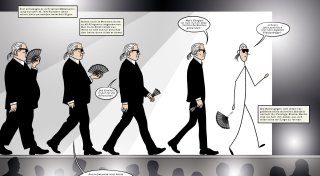 Kolossaler Karl-Comic: Lagerfelds Leben als Graphic Novel