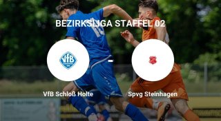 Spvg Steinhagen erzielt knappen Sieg gegen VfB Schloß Holte