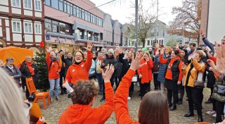 Aktionstag in Höxter: So kämpfen Aktivistinnen gegen geschlechtsbezogene Gewalt