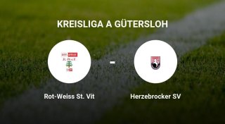 Das Team des Rot-Weiss St. Vit gegen den Herzebrocker SV trennen sich unentschieden