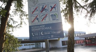 Schulhof der Gesamtschule Bad Lippspringe bekommt Multisportanlage