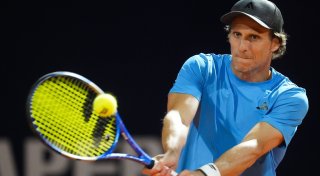 Forláns kurzer Zauber auf dem Tennisplatz