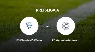 Knappes Unterliegen für FC Blau-Weiß Weser gegen FC Germete-Wormeln