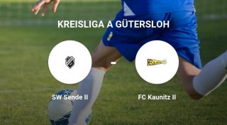 FC Kaunitz II gewinnt gegen SW Sende II