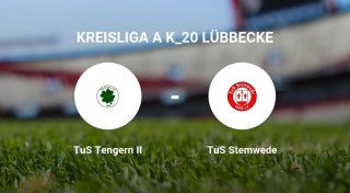 TuS Stemwede bietet TuS Tengern II Paroli