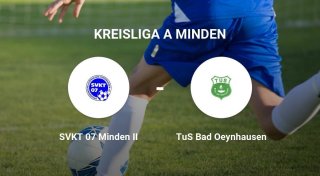 Heimsieg für SVKT 07 Minden II gegen TuS Bad Oeynhausen