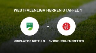 Grün-Weiß Nottuln im Match gegen SV Borussia Emsdetten deutlich dominierend