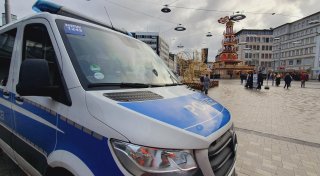 Große Polizeipräsenz auf dem Bielefelder Weihnachtsmarkt: Das steckt dahinter