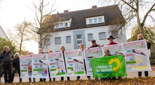 Protest: Zwölf Wohnungen stehen in bester Lage in Herford seit Jahren leer