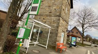 Mobilstation in Borchener Ort wird mit Carport aufgehübscht