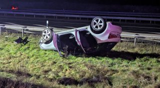 Autofahrerin überschlägt sich auf der A30 bei Bad Oeynhausen