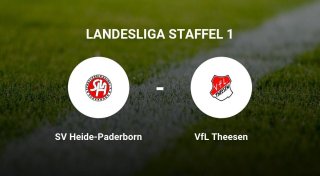 Das Team des SV Heide-Paderborn gegen den VfL Theesen trennen sich unentschieden