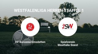Knappes Unterliegen für Spielverein Westfalia Soest gegen SV Borussia Emsdetten