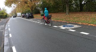 Fahrradstraße in Paderborn irritiert Radfahrer: Wieso die ganzen Markierungen?