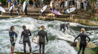 Entscheidende Testphase für Surfwelle in Herford: Wo bald Wellen geritten werden