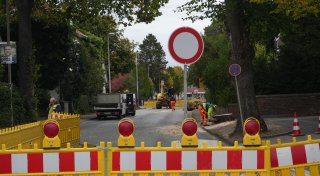 Bahnhofstraße in Enger ganztägig gesperrt