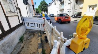 Komplettes Parkverbot auf der Schiederstraße in Steinheim