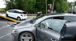 Rettungshubschrauber im Einsatz: Mehrere Unfälle in Gütersloh wegen defekter Ampeln