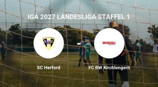 SC Herford gegen FC RW Kirchlengern trennen sich unentschieden