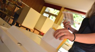 Die vier Kandidaten für das Bürgermeisteramt in Hövelhof