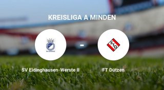 FT Dützen dem Team SV Eidinghausen-Werste II deutlich unterlegen