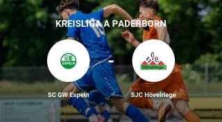 SC GW Espeln behauptet sich mit knappem Sieg gegen den SJC Hövelriege
