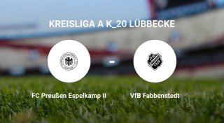 Knappes Scheitern für FC Preußen Espelkamp II gegen VfB Fabbenstedt