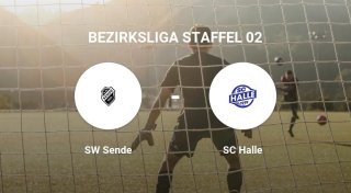 Der SW Sende gegen das Team der SC Halle