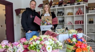 Geschenkkorbgeschäft in Höxter eröffnet - mit Blumen und weiteren Artikeln