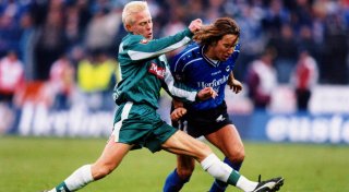 Als Arminia Bielefeld in der 2. Liga gegen Gütersloh und Herford antrat
