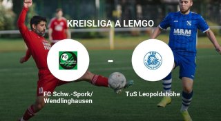 FC Schw.-Spork/Wendlinghausen bietet TuS Leopoldshöhe Paroli