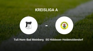 SG Hiddesen-Heidenoldendorf bietet TuS Horn-Bad Meinberg Paroli