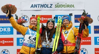 Grotian und Preuß im Sprint von Antholz auf dem Podest