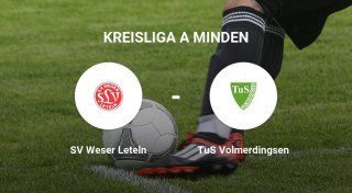 SV Weser Leteln im Spiel gegen TuS Volmerdingsen deutlich dominierend