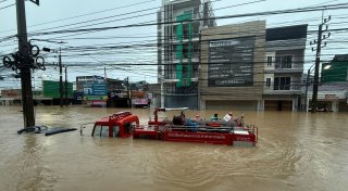 Südthailand kämpft mit Rekord-Fluten - Militär entsendet