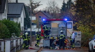 Kellerbrand in einem Bielefelder Wohnhaus - zwei Personen im Krankenhaus