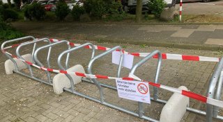 Trotz Parkplatzmangel: Frust um ungenutzte Fahrradständer in Herford