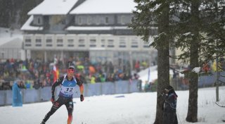 Deutsche Mixedstaffel auf der Pokljuka Sechste