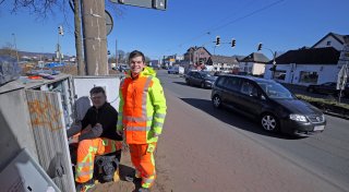 Die wichtigste Ampel in Bad Oeynhausen: Weiter warten auf die Reparatur