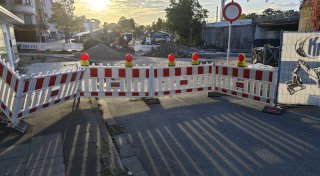 Dauer-Baustelle am Busbahnhof Bad Oeynhausen in den letzten Zügen