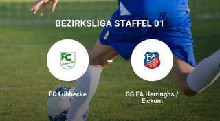Remis im Duell zwischen dem FC Lübbecke und der SG FA Herringhs./Eickum