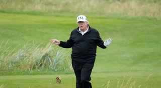 Vor dem Handelsshowdown: Trump spielt Golf